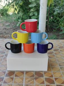 Ensemble de 6 tasses à latte en céramique, tasse à café avec poignée, 350 ml, tasse minimaliste pour thé, lait, expresso, pour un usage quotidien - Product Image 3