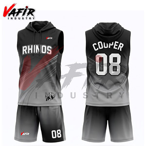 Uniforme de football américain 7 contre 7 de qualité supérieure, matière Spandex/Polyester respirante, antibactérienne, anti-UV, séchage rapide, coupe ajustée - Product Image 4