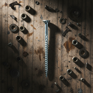 Tornillos de Cabeza Plana con Rosca Gruesa, Modelo PDC 10, Grado Industrial Clase 4.8 6.8, Acero al Carbono Niquelado con Óxido Negro, Accionamiento Torx - Product Image 1