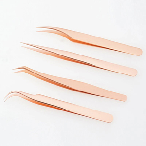 Pinces à cils MAHFOOZ INSTRUMENTS pour extensions de cils, haute qualité, logo personnalisé, professionnelles, durables, pinces à volume pour cils - Product Image 3
