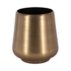 Maceta moderna de metal con acabado antirust, decorativa para interiores y exteriores, jardín, balcón, elegante contenedor para plantas. - Product Image 5