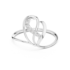 Anillo solitario de oro amarillo macizo de 14k para mujer, con diamante de corte redondo minimalista en forma de hoja, para compromiso, aniversario, regalo de boda - Product Image 5