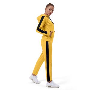 Custom Logo Unisex Casual Athletic Breathable Spring Lightweight Elastic Waist Full Zipper <b>Plaid</b> Jogging Hoodie <b>Pants</b> Sweatsuit - Product Image 2