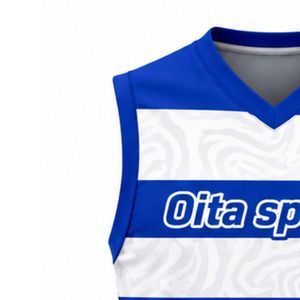 Blue White Volleyball Sleeveless Shirt Athletic Team Sportswear Top Match Uniform Practice Training Performance Clothing - Product Image 3