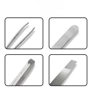 Pinzas para Cejas NEW-VERTIS al por Mayor, Duraderas, de Acero Inoxidable, Punta Inclinada, Herramienta de Belleza Cosmética, Modelo S0003 - Product Image 4