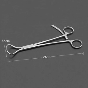 Pince de réduction manuelle à tête sphérique multi-dents à petit trou pour la manipulation des os, pour la chirurgie orthopédique des petits animaux - Product Image 4