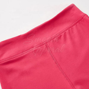 Leggings pour filles de haute qualité, en spandex/polyester, écologiques, respirants, légers, taille élastique, extensibles, couleur unie - Product Image 6