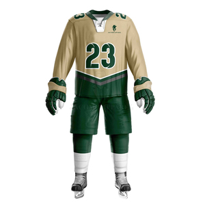 Uniforme de hockey respirant en Spandex/Polyester, logo personnalisé, maillots de hockey sur glace brodés en 3D, impression numérique, été, homme adulte - Product Image 1
