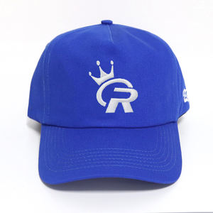 Gorra de Béisbol de Sarga 100% Algodón, con Logotipo Bordado Personalizado, Ajustable, de 6 Paneles, Estructurada, Unisex, al por Mayor - Product Image 2