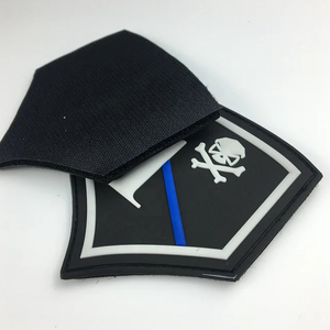 Nouveaux patchs en caoutchouc PVC à logo gaufré, design tendance, logo et taille personnalisés, patchs en caoutchouc PVC en gros, sur mesure - Product Image 1