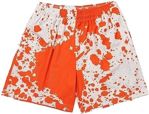 Shorts de basketball vintage pour hommes avec technologie anti-humidité, respirants et infroissables, imprimés numériquement - Product Image 5