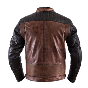 Men's Spring Fall Casual Windbreaker Motorbike <b>Jacket</b> New Design Stand Collar Top Quality Cotton <b>Canvas</b> <b>Jackets</b> for Men - Product Image 2