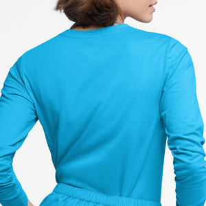Chemises d'hôpital pour femmes, best-sellers OEM, en coton et polyester, manches longues, à porter sous les blouses, en vente. - Product Image 6