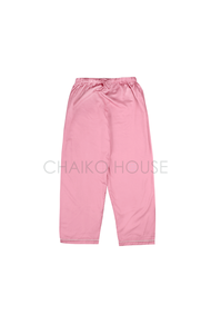 Ropa de casa para niña bebé, los mejores pijamas de algodón de seda, ropa de dormir informal, línea blanca, rosa, Chico, pantalones largos de manga larga, Pijamas largos blancos - Product Image 5