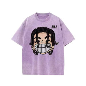 OEM Custom Logo 100% Cotton Unisex Black/<b>White</b> Oversize <b>T</b>-<b>Shirt</b> High Quality Casual Wear for Men & <b>Women</b> Custom Graphic Print - Product Image 6