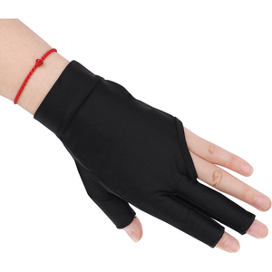 Three Finger Snooker Gloves Open Thumb Index Design Maximum Dexterity Precision Cue Alignment Pool - Product Image 4