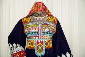 Vestido Afgano Kochi al por Mayor, Vestido Tradicional Tribal Banjara Vintage de Alta Calidad, Estilo Afgano/Pakistaní, para Fiestas, por AM Impex - Product Image 3