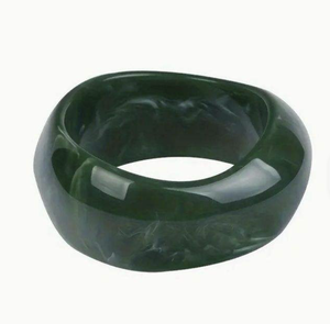 Bracelets et Joncs en Résine Ovale Large, Bijoux Fantaisie Tendance pour Femme - Product Image 4