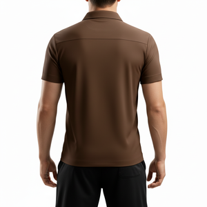 Polo en coton tricoté 100 % de haute qualité, respirant, avec design personnalisé sur le devant, pour hommes et femmes, vente en gros - Product Image 2