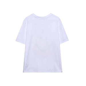 Colección de Verano, Camiseta de Cuello Redondo para Hombre, Estilo Hip Hop, Lisa, 150 Gramos, Mezcla de Poliéster/Algodón, Transpirable - Product Image 5