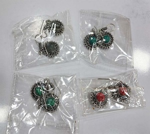 Pendientes de Moda con Cuentas para Mujer, Disponibles para Regalo, a un Precio Accesible, de la India. GC-ER-499 - Product Image 1