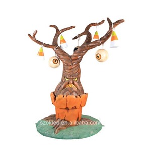 Árbol Embrujado, Esqueleto sin Cabeza, Bruja, Arco, Calabaza Gigante, Espantapájaros, <span class=keywords><strong>Torre</strong></span> Feliz, Monstruo Malvado, Farol, Árbol, Ratones, Cebo, Pilar - Product Image 1