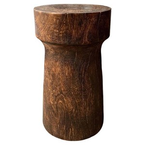 Handcrafted Mango Wood Sculptural Corner <b>Side</b> <b>Table</b> | Wholesale Artisan Furniture - Product Image 3