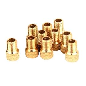 Adaptateur de valve Presta vers Schrader AOL en laiton, compatible avec les pompes standard Bilke ou les compresseurs d'air (normes française/britannique vers américaine) - Product Image 2