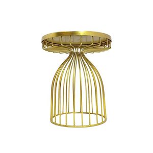 Support à gâteau décoratif en métal, finition dorée, best-seller, pour la présentation de gâteaux de mariage et de fêtes, provenant d'un fournisseur indien. - Product Image 4