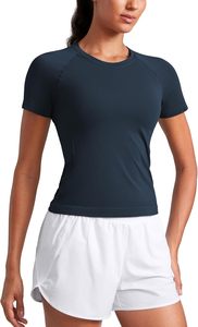 Camiseta Deportiva Ligera de Alto Rendimiento para Mujer, Ropa Deportiva para Gimnasio, Fitness, Running, Absorbe la Humedad - Product Image 2