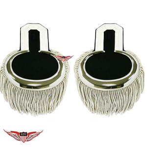 Accesorios de Vestir Ceremoniales Trenzados Elegantes de Metal Niquelado Bordado Ecológico Vintage KEW - Product Image 1