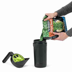 Épandeur manuel en plastique 4 lb, portable, ergonomique, pour engrais, dégivreur, sel de roche, semences d'herbe ODGAR022 - Product Image 3