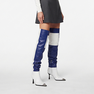 PU Leather Over The <b>Knee</b> <b>High</b> Boots Premium Women Leather <b>High</b> Thigh Boots Ladies Waterproof Outdoor Leather Over The <b>Knee</b> Boot - Product Image 5