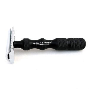 Professional Vintage Double Edge Safety Razor Black Stainless Steel Manual Wet Shaving Razor for <b>Men</b> Custom Logo OEM ODM - Product Image 1