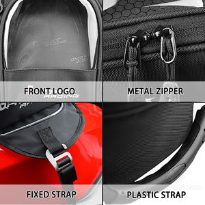 Bolsa Lateral Impermeable para Motocicleta de Corduroy con Capacidad de 20-36L y Cierre de Correa con Hebilla para Viajes y Paseos de Larga Distancia - Product Image 5