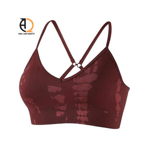 Soutien-gorge de sport sans couture pour femme, haut de fitness dos nu, course à pied, gym, entraînement à fort impact, sous-vêtement athlétique - Product Image 3