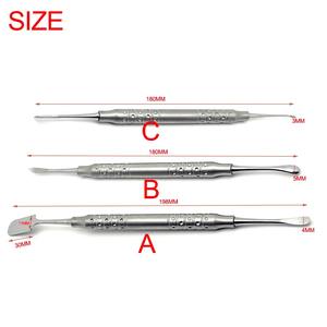 Elevador periostal dental de doble punta para implantes dentales, para uso en clínicas dentales y hospitales. - Product Image 3