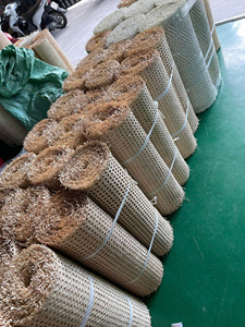 POPULAR PICK Rattan Webbing Cane Sheet for wall decor and cabinet inserts DIY crafting <b>material</b> clean safe durable - Product Image 2