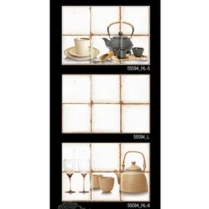 Visbella — support de cuisine en céramique numérique, 300x450mm, 30x45mm, brillant, couleur blanche, pour mur d'extérieur, 12x18 carreaux, de chine