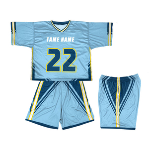 Ensemble complet de lacrosse pour hommes et femmes, uniforme complet, maillot en polyester, short et veste à fermeture éclair, vêtements de sport d'équipe - Product Image 2