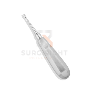 Instrumentos Bernard Root Tip Elevator para elevación de raíces dentales, herramienta de elevación de raíces de acero inoxidable, certificado CE Clase I SI-OIS-0001 Blush Surgical - Product Image 5