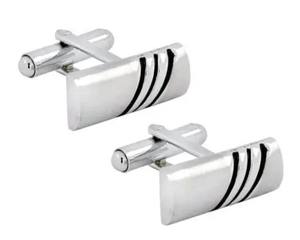 Mancuernillas Personalizadas de Lujo para Hombre |   Mancuernillas de Acero Inoxidable y Plata de Ley 925 |   Joyería al por mayor para puños de camisa de negocios y bodas - Product Image 1