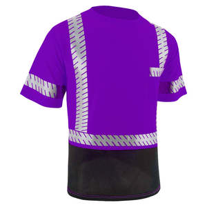 Camiseta de Seguridad Reflectante de Alta Visibilidad, Camiseta de Trabajo con Cinta Reflectante Personalizada - Product Image 2