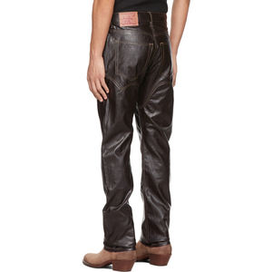 Pantalones Joggers de Cuero Vacuno Genuino para Hombre, de Alta Calidad, Suaves, Transpirables y Cómodos para Actividades al Aire Libre en Invierno - Product Image 3