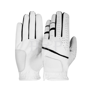 Guantes de golf de dedo completo personalizados de alta calidad para hombres, cuero genuino, diseño único, logotipo disponible, varios colores deportivos - Product Image 4