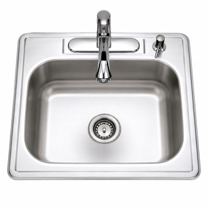 Vietnam Manufacturer Wholesale Premium Single Bowl Stainless Steel Kitchen Sink SS304 Topmount Dropin Design 5 Year Warranty - Product Image 3
