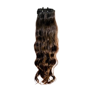 ผมต่ออินเดียแท้แบบธรรมชาติ เกรด Remy Virgin  แบบเส้นเดียวบาง  นำเข้าจากผู้บริจาค  แบบออร์แกนิคจากวัด - Product Image 6