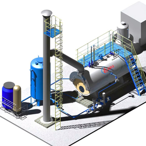 Caldera de Vapor Automática a Gasóleo con Control Inteligente PLC, Caldera Industrial de 1-15 Toneladas - Product Image 1