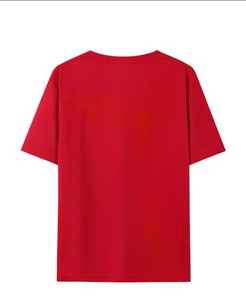 T-shirt essentiel ultra doux et confortable pour homme, été, éco-responsable, avec appliques en denim, batik, tissus en velours côtelé, 100% coton, patchs - Product Image 2