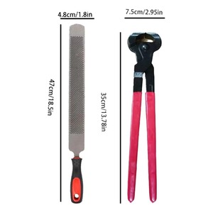 Herramientas para el Cuidado de Caballos, Lima para Pezuñas sin Mango, para Diagnóstico, Instrumentos Veterinarios Disponibles en Todos los Tipos y Calidades - Product Image 2